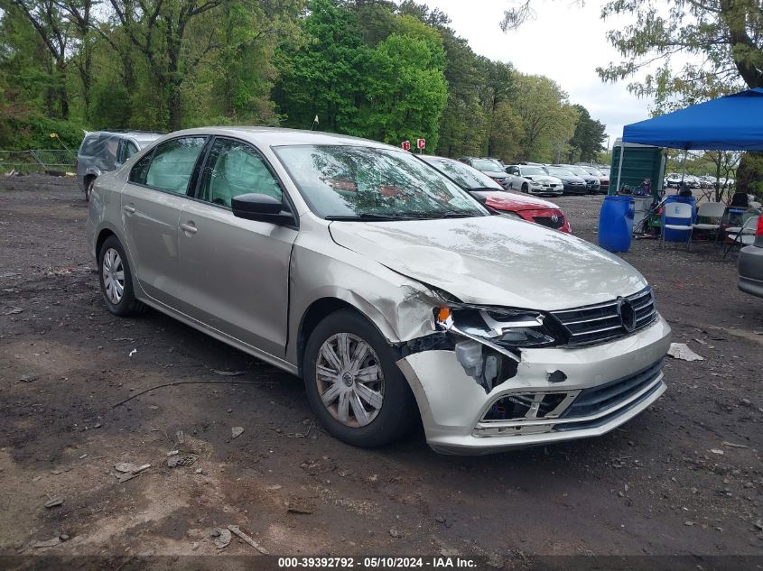 2015 VOLKSWAGEN JETTA 2.0L S