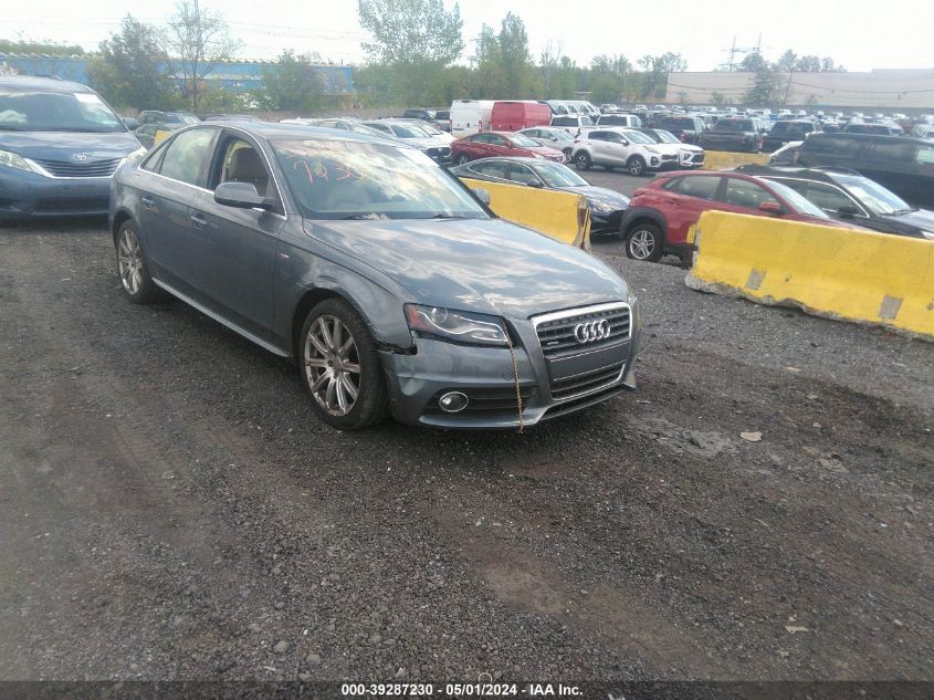 2012 AUDI A4 2.0T PREMIUM