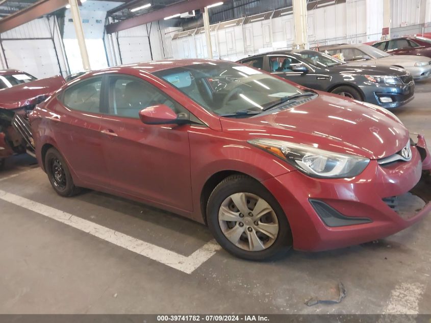 2016 HYUNDAI ELANTRA SE