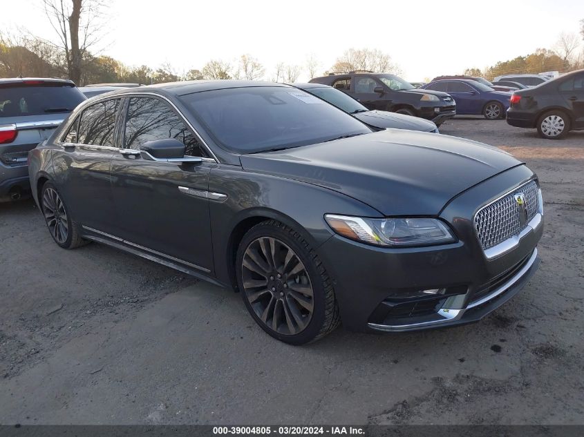 2019 LINCOLN CONTINENTAL RESERVE