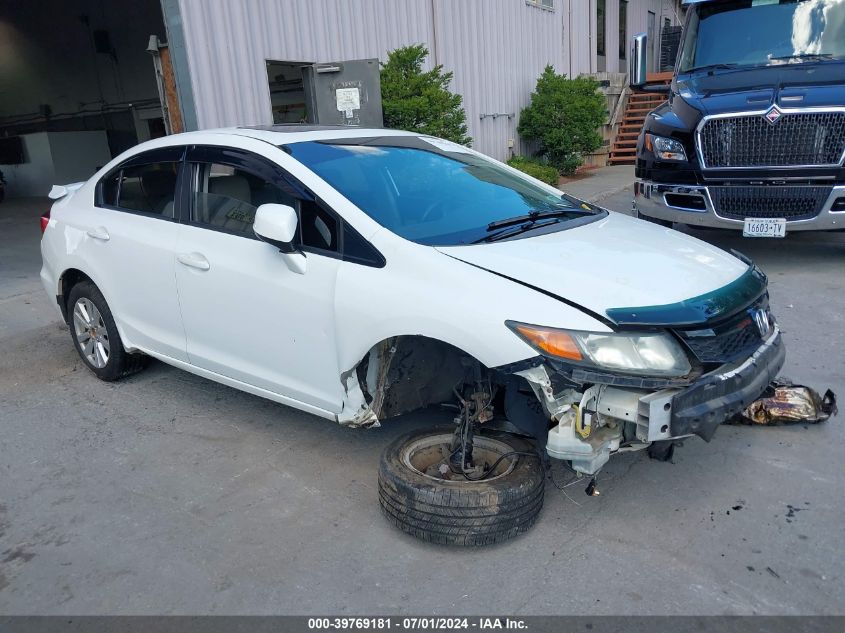 2012 HONDA CIVIC EX