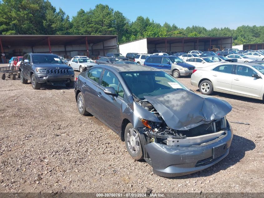 2012 HONDA CIVIC HYBRID