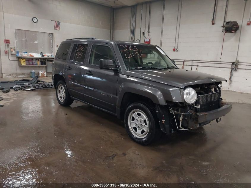 2017 JEEP PATRIOT SPORT FWD