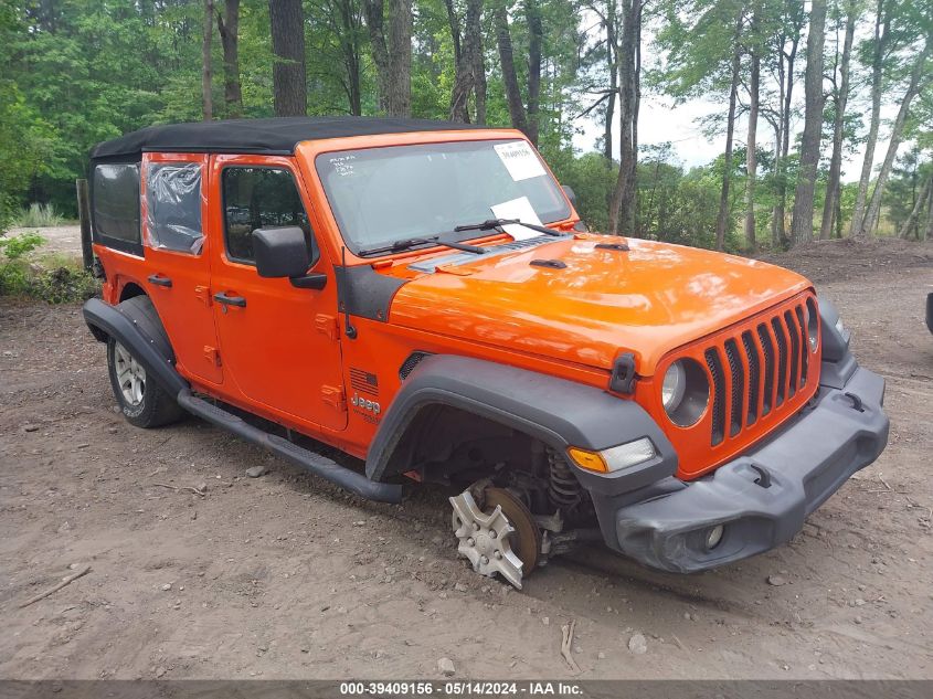 2019 JEEP WRANGLER UNLIMITED SPORT S 4X4