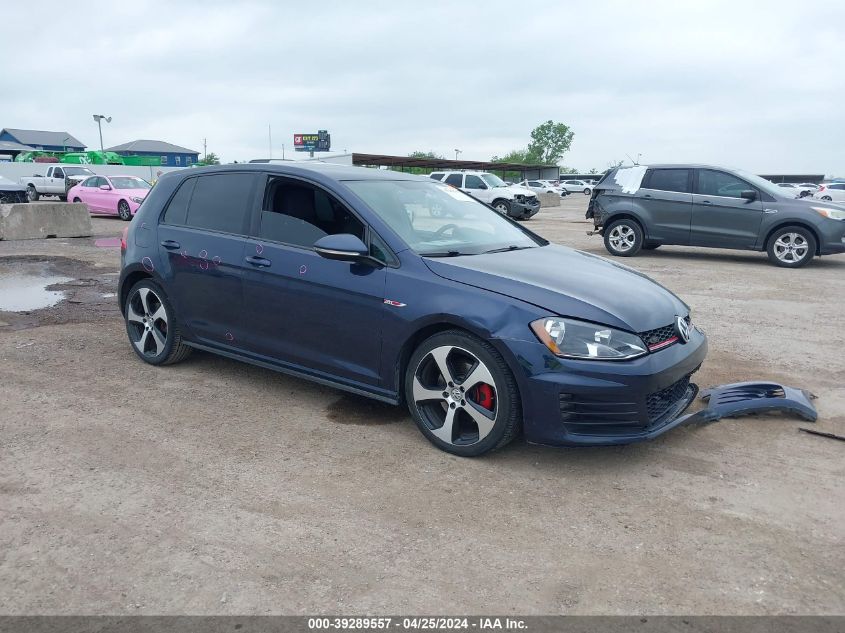 2017 VOLKSWAGEN GOLF GTI AUTOBAHN 4-DOOR/S 4-DOOR/SE 4-DOOR/SPORT 4-DOOR