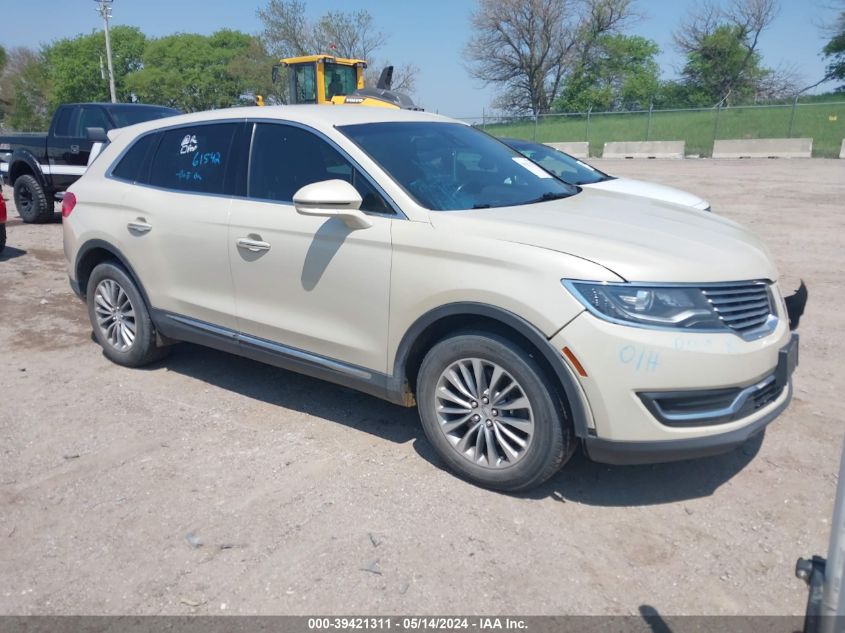 2016 LINCOLN MKX SELECT