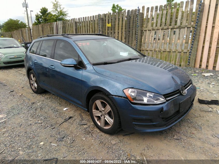 2015 VOLKSWAGEN GOLF SPORTWAGEN TDI S 4-DOOR