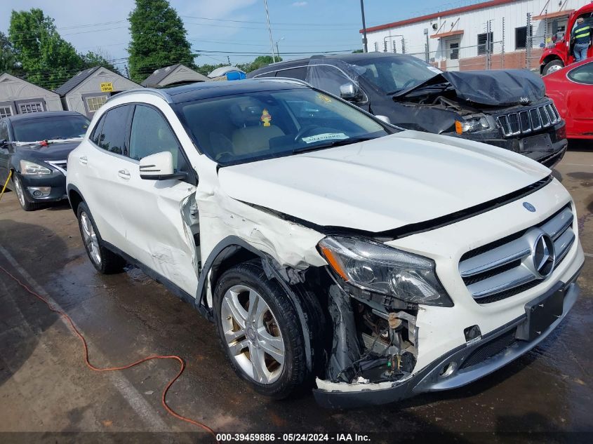 2016 MERCEDES-BENZ GLA 250 4MATIC