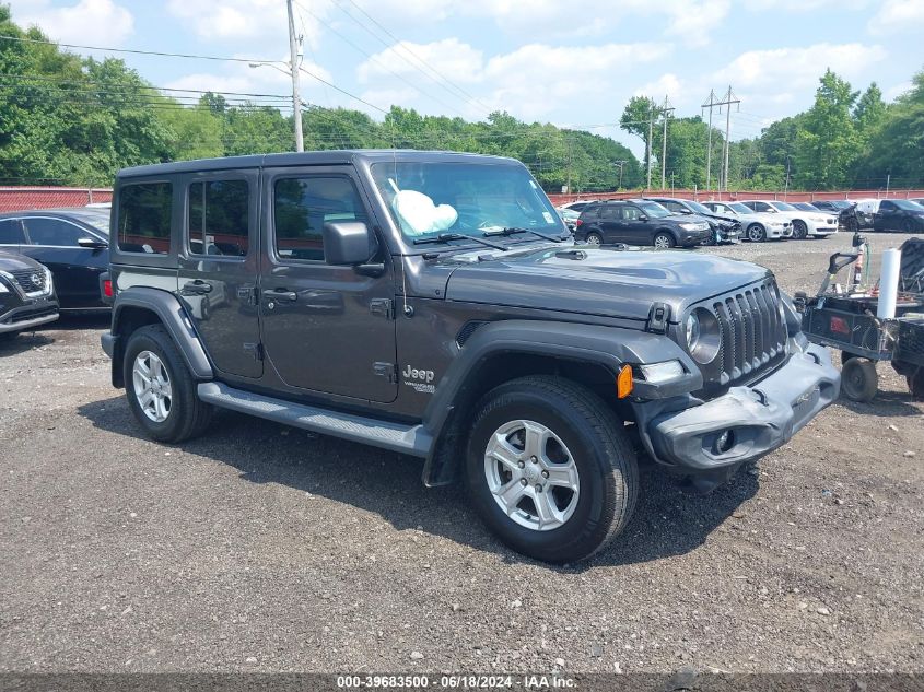 2019 JEEP WRANGLER UNLIMITED SPORT S 4X4