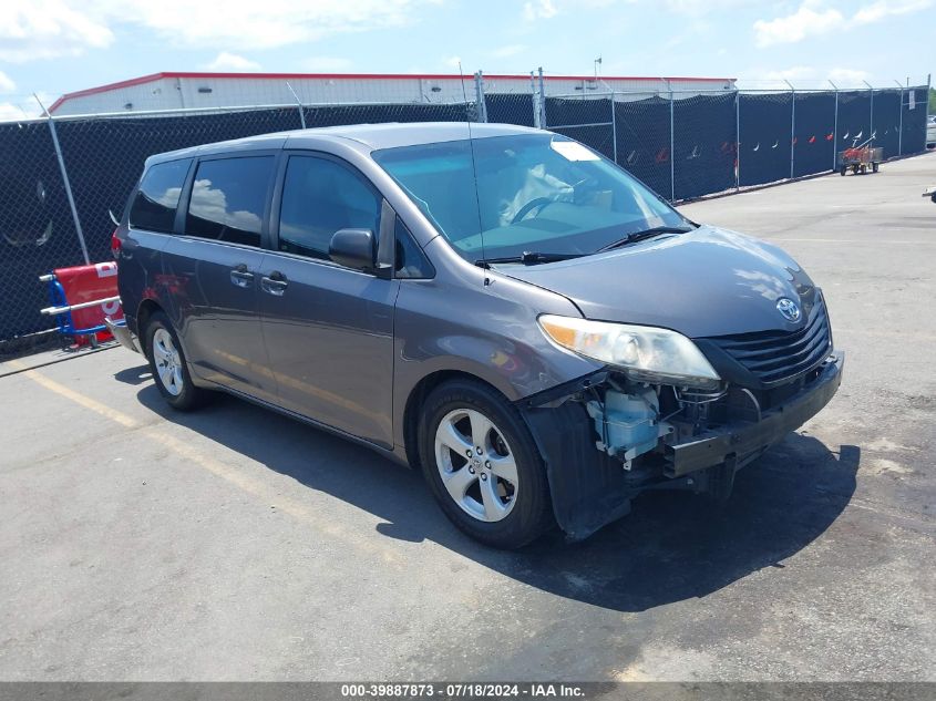 2011 TOYOTA SIENNA BASE V6