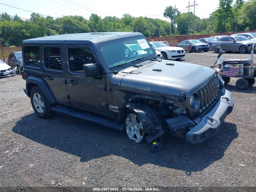 2019 JEEP WRANGLER UNLIMITED SPORT S 4X4