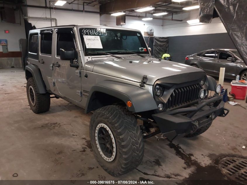 2017 JEEP WRANGLER UNLIMITED SPORT 4X4