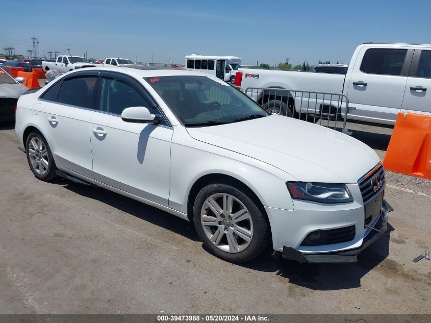 2012 AUDI A4 2.0T PREMIUM