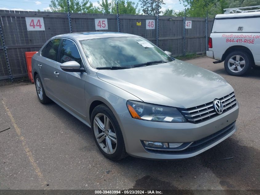 2012 VOLKSWAGEN PASSAT 2.0L TDI SEL PREMIUM