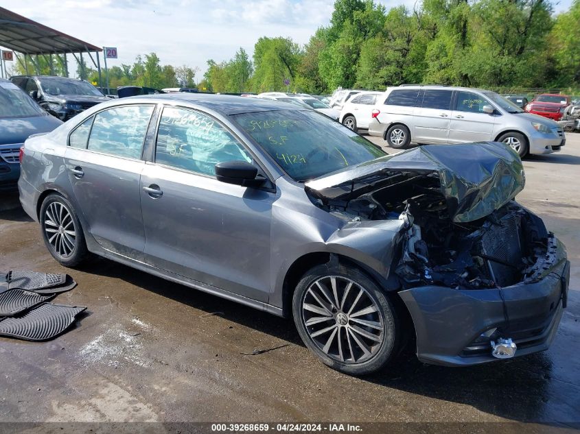 2016 VOLKSWAGEN JETTA 1.8T SPORT