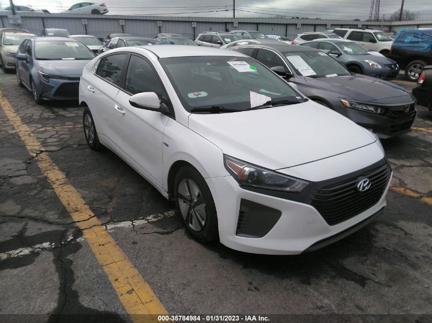 2019 HYUNDAI IONIQ HYBRID BLUE