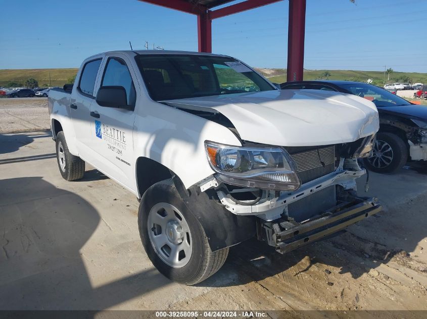 2022 CHEVROLET COLORADO 2WD  SHORT BOX WT