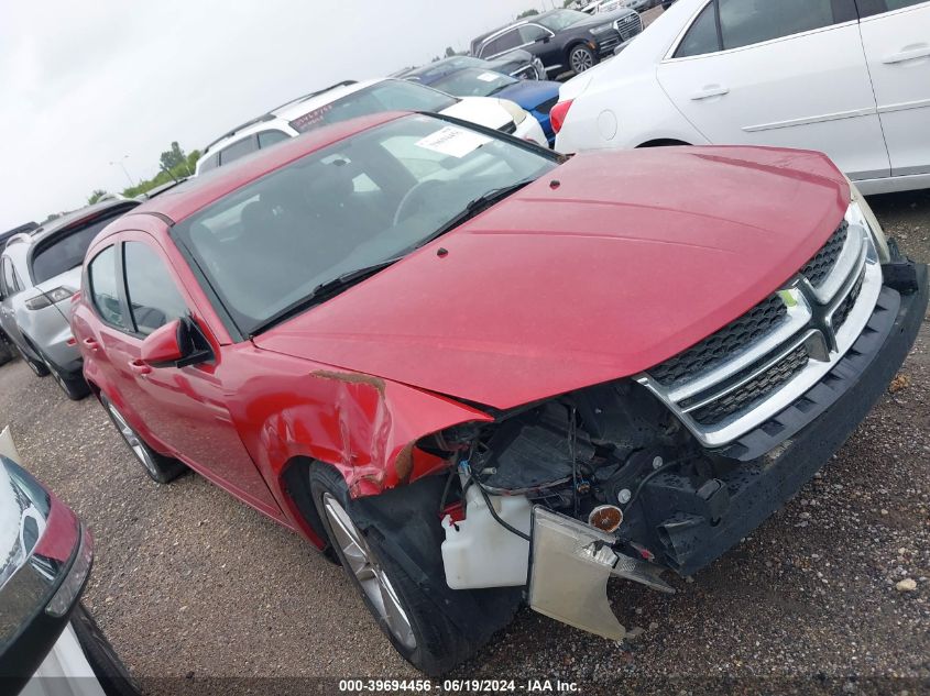 2012 DODGE AVENGER SXT PLUS