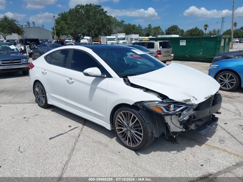 2018 HYUNDAI ELANTRA SPORT