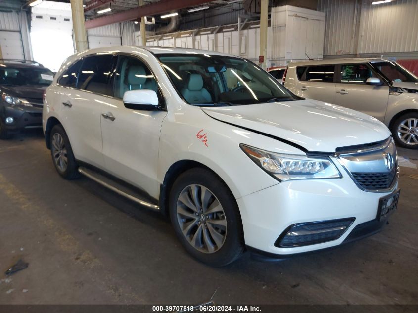 2016 ACURA MDX TECHNOLOGY