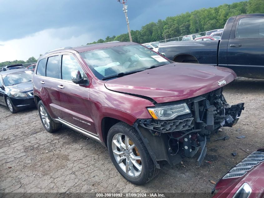 2016 JEEP GRAND CHEROKEE SUMMIT