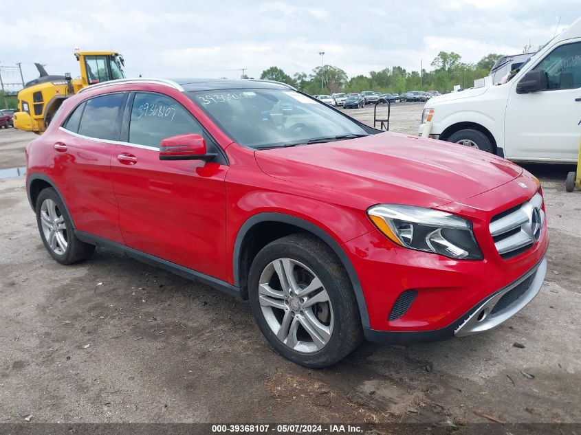 2016 MERCEDES-BENZ GLA 250 4MATIC