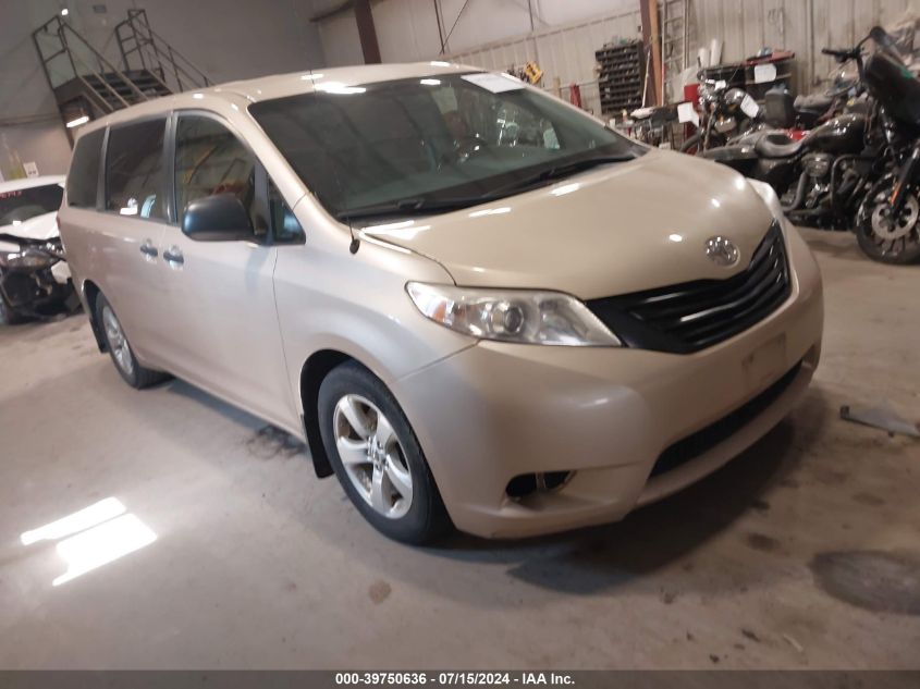 2014 TOYOTA SIENNA L V6 7 PASSENGER