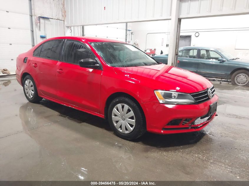 2015 VOLKSWAGEN JETTA 2.0L S