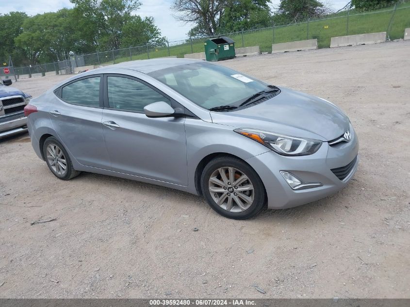 2016 HYUNDAI ELANTRA SE