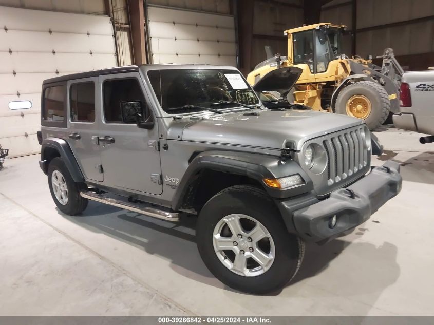 2019 JEEP WRANGLER UNLIMITED SPORT S 4X4