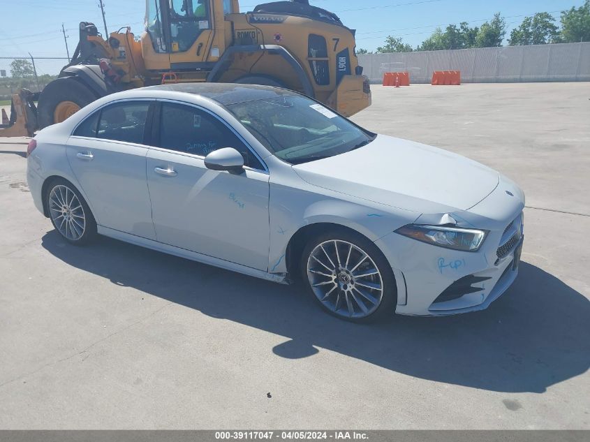 2019 MERCEDES-BENZ A 220 4MATIC