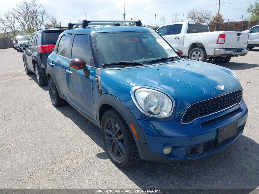 2012 MINI COOPER S COUNTRYMAN