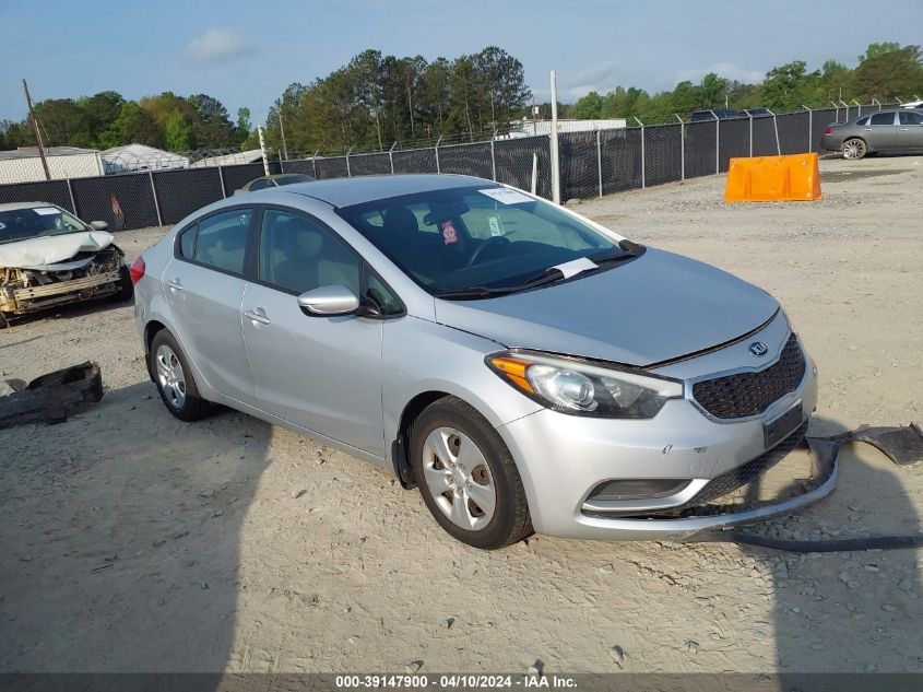 2015 KIA FORTE LX