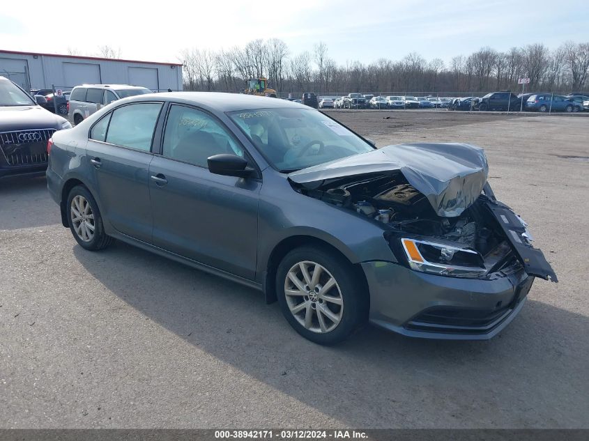 2015 VOLKSWAGEN JETTA 1.8T SE