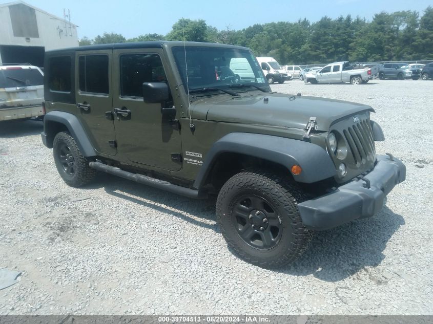 2015 JEEP WRANGLER UNLIMITED SPORT