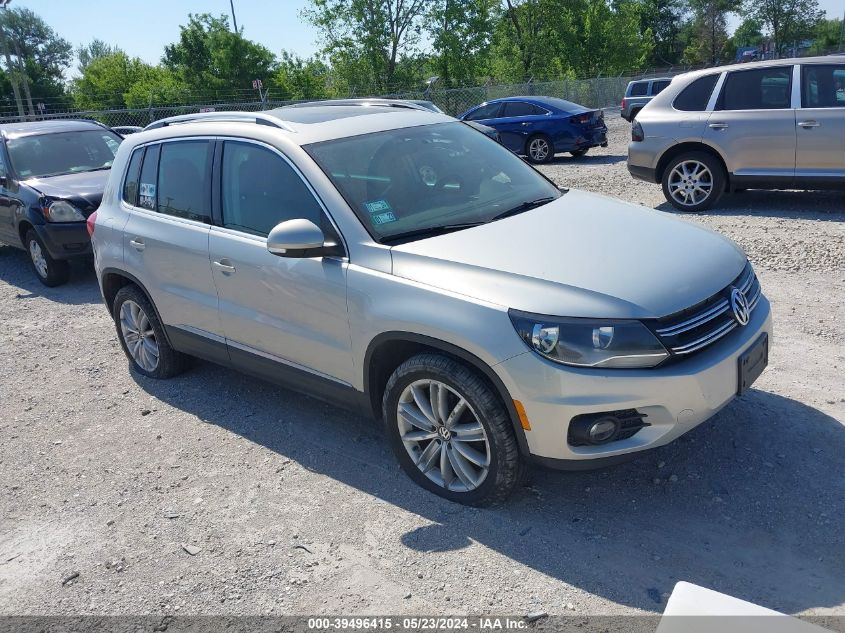 2012 VOLKSWAGEN TIGUAN SE