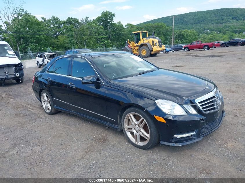 2013 MERCEDES-BENZ E 550 4MATIC