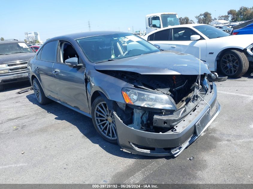 2012 VOLKSWAGEN PASSAT S