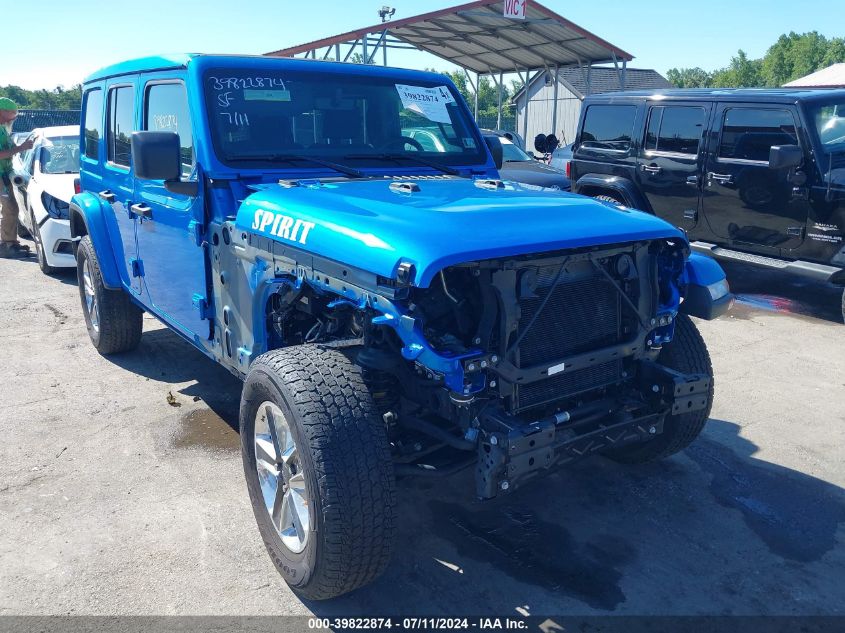 2022 JEEP WRANGLER UNLIMITED SAHARA 4X4