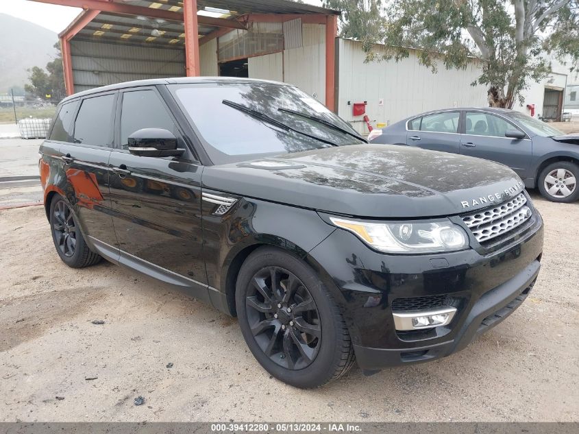 2016 LAND ROVER RANGE ROVER SPORT 3.0L V6 SUPERCHARGED HSE