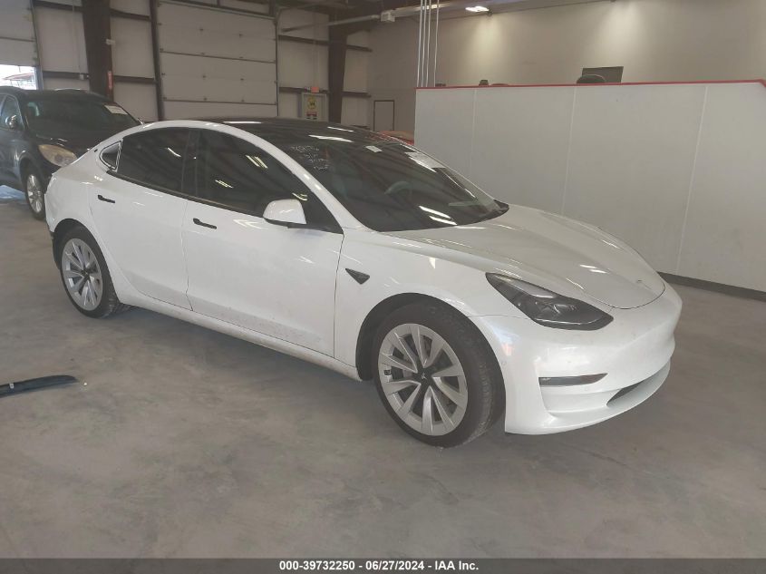 2022 TESLA MODEL 3 LONG RANGE DUAL MOTOR ALL-WHEEL DRIVE