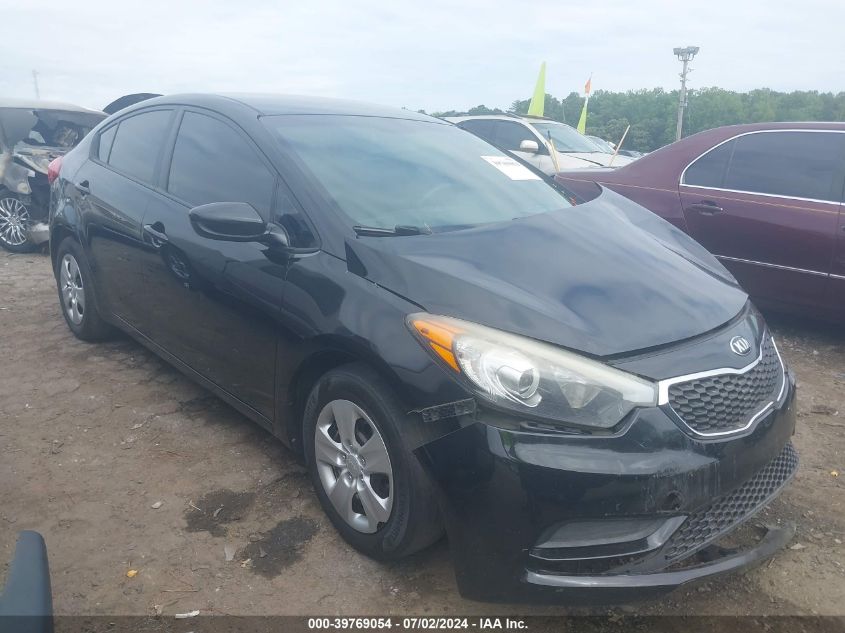 2016 KIA FORTE LX