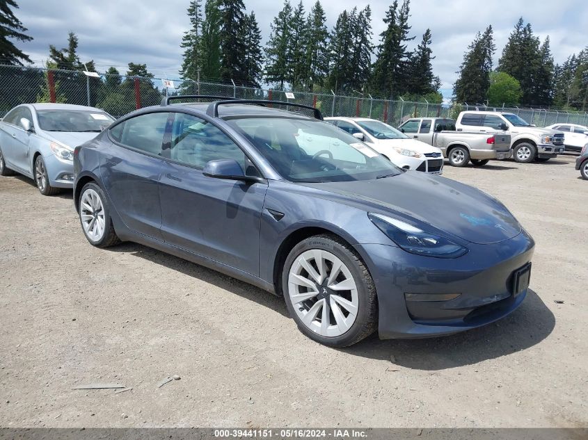 2021 TESLA MODEL 3 LONG RANGE DUAL MOTOR ALL-WHEEL DRIVE