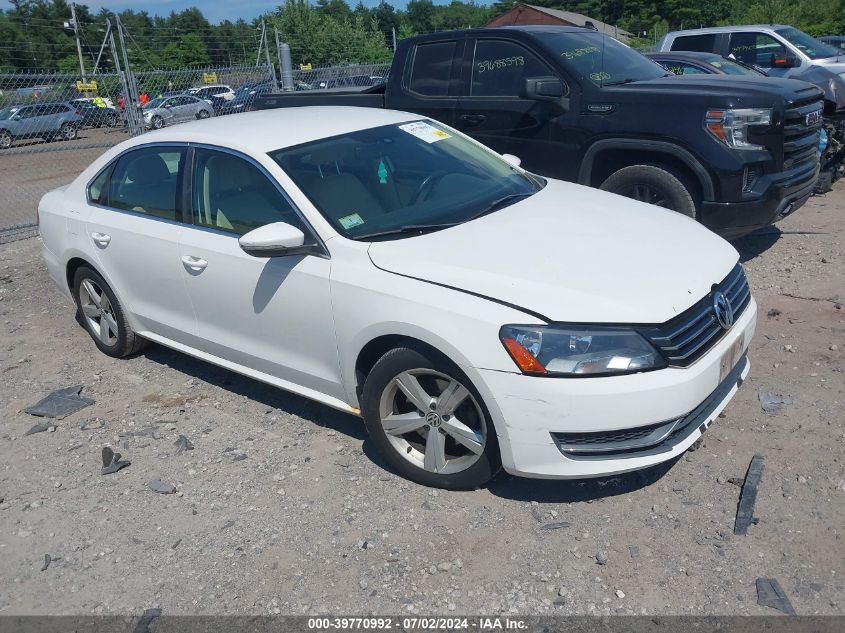 2012 VOLKSWAGEN PASSAT 2.5L SE