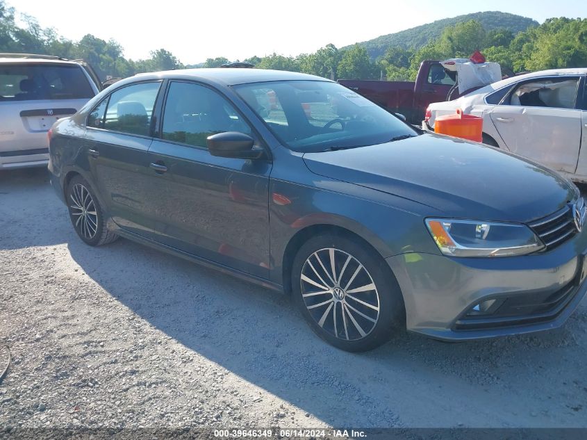 2016 VOLKSWAGEN JETTA 1.8T SPORT