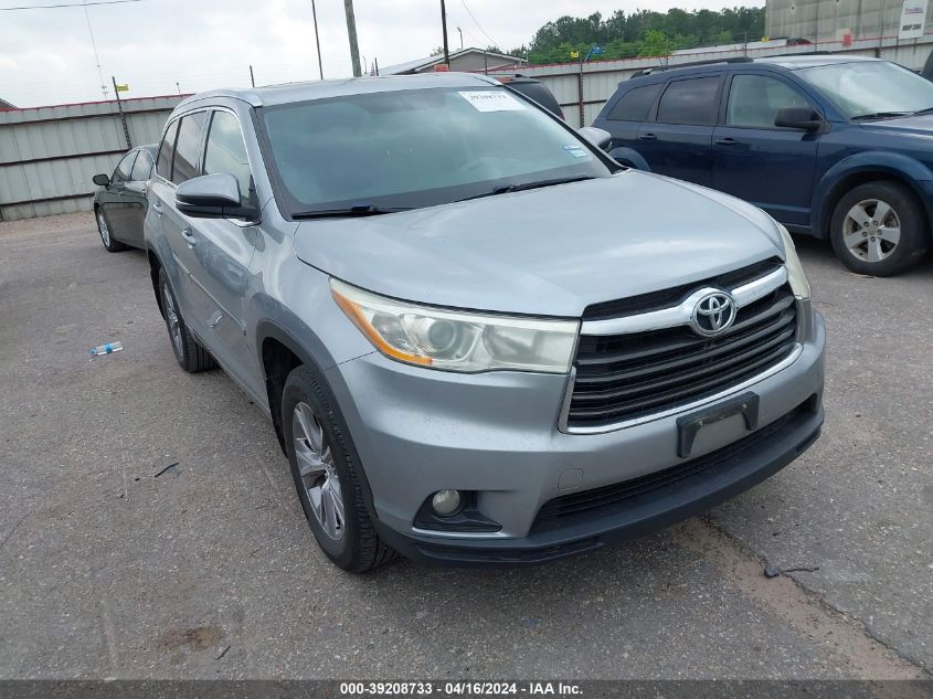 2014 TOYOTA HIGHLANDER XLE V6