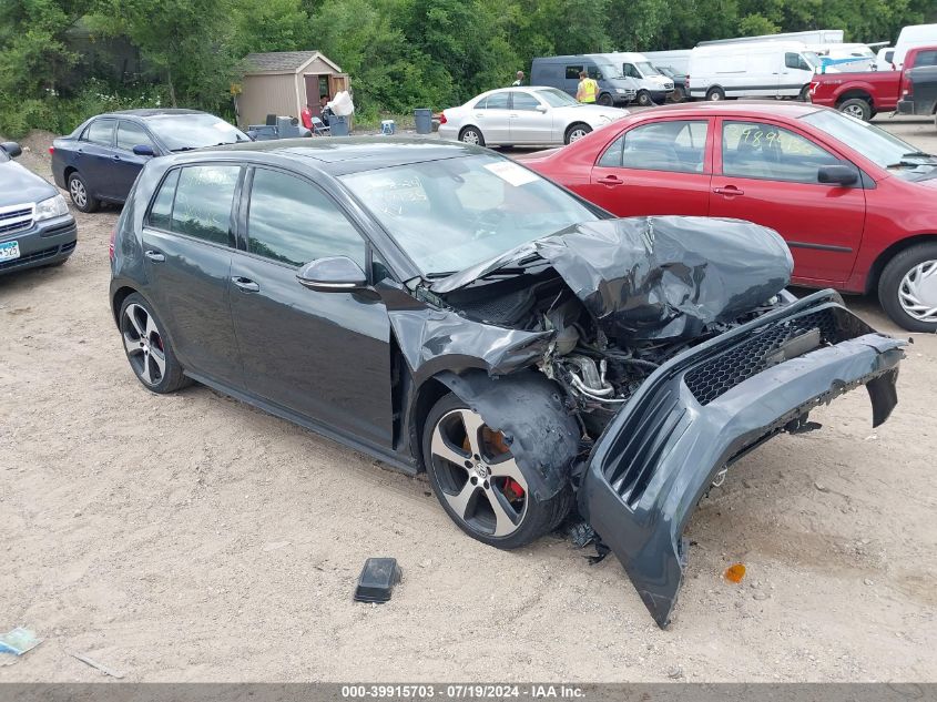 2015 VOLKSWAGEN GOLF GTI 2.0T SE 4-DOOR