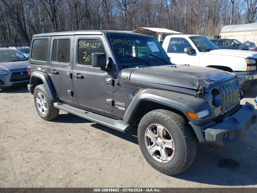 2018 JEEP WRANGLER UNLIMITED SPORT S 4X4