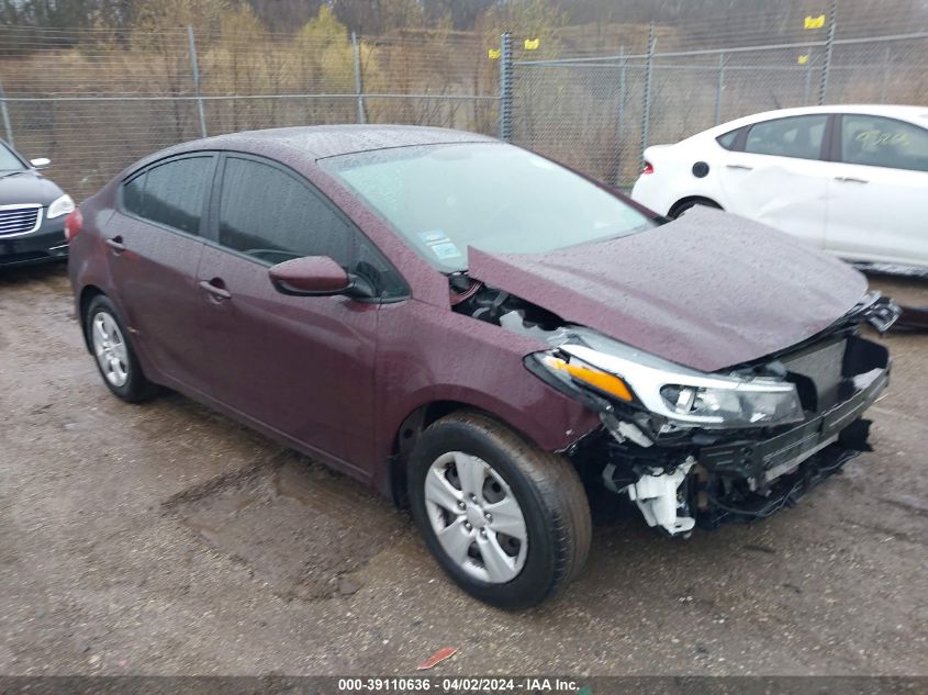 2017 KIA FORTE LX