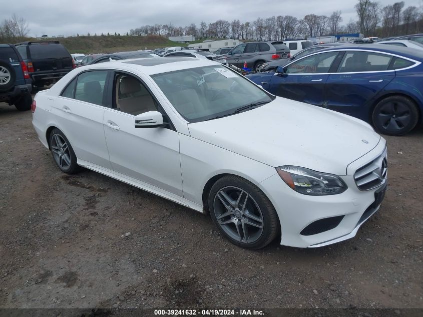 2015 MERCEDES-BENZ E 350 4MATIC